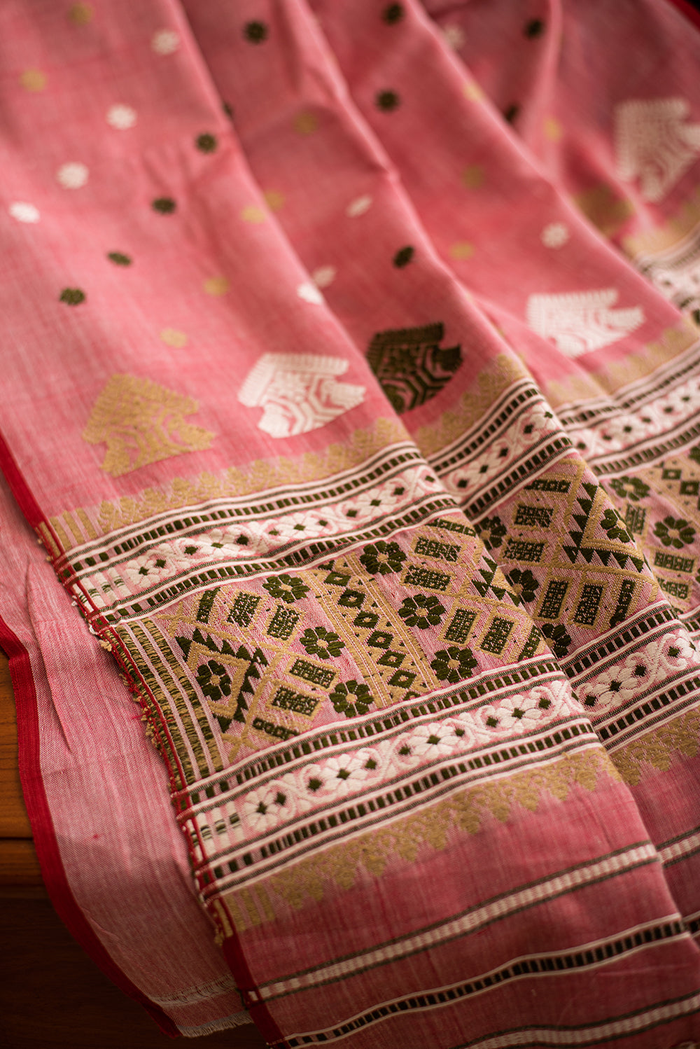 Blush Pink Assam Eri Silk