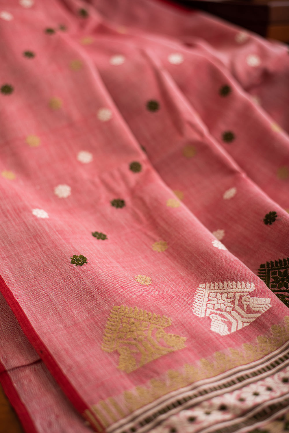 Blush Pink Assam Eri Silk