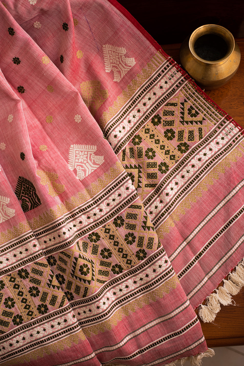 Blush Pink Assam Eri Silk