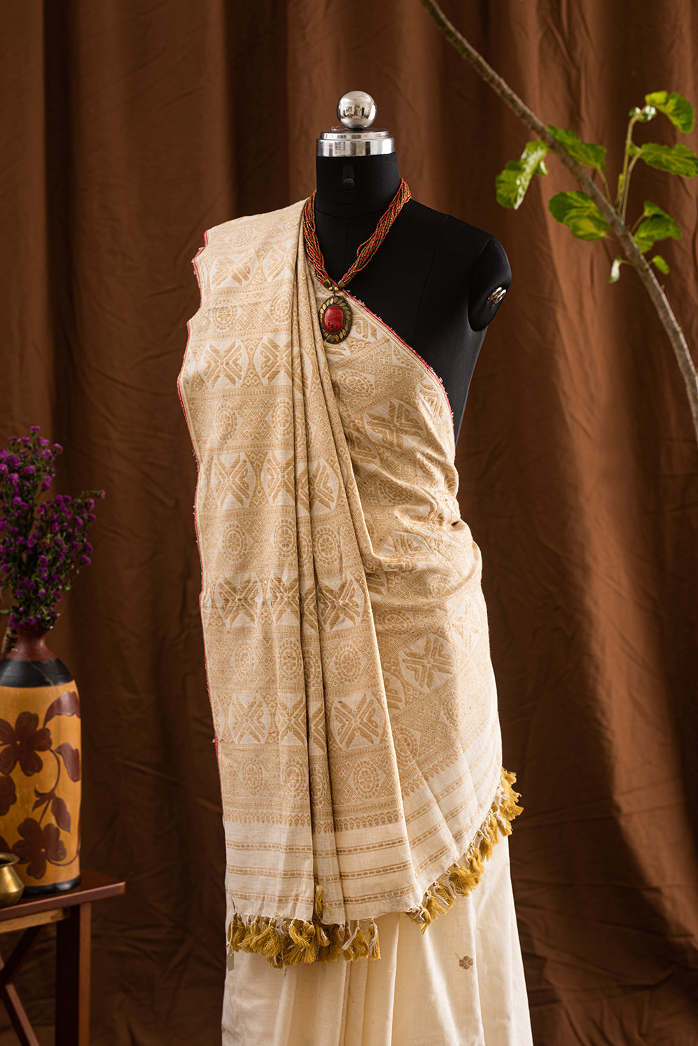 Off-White Assam Eri Silk