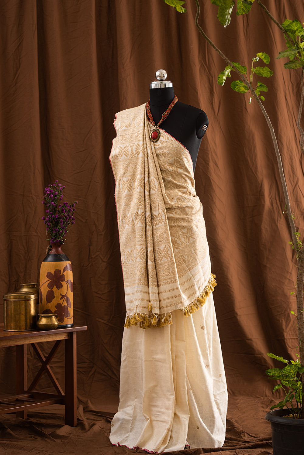 Off-White Assam Eri Silk
