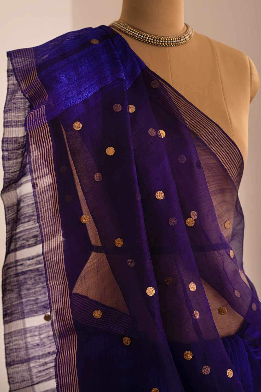 Purple Bengal Linen & Gicha