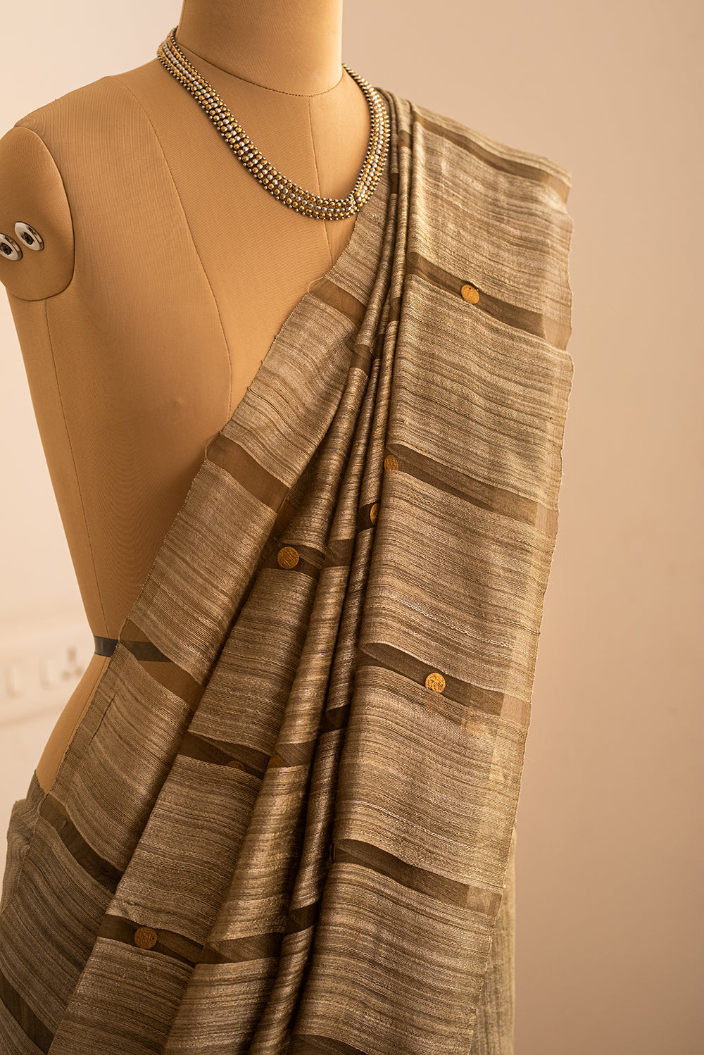 Olive Green Bengal Linen & Gicha