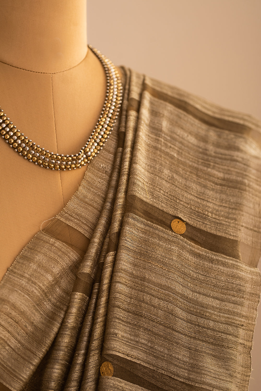 Olive Green Bengal Linen & Gicha