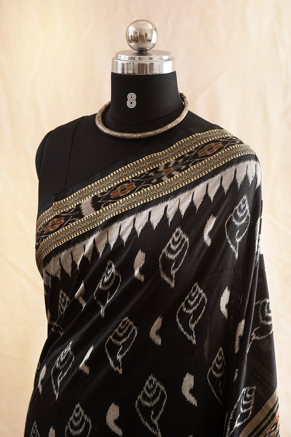 Black Odisha Silk