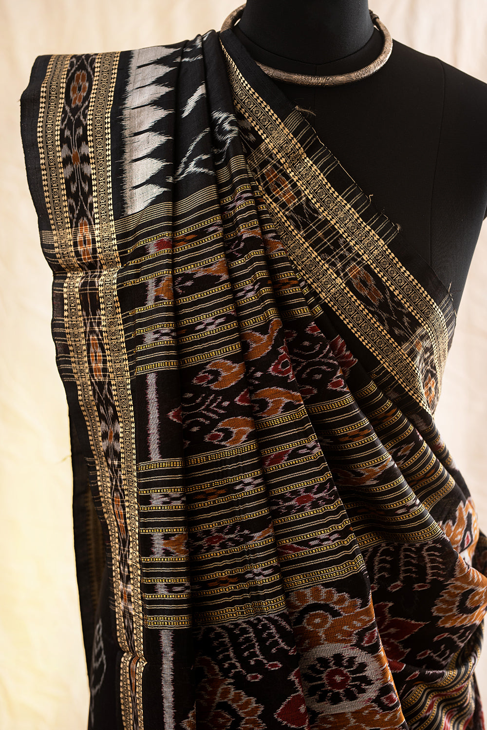 Black Odisha Silk