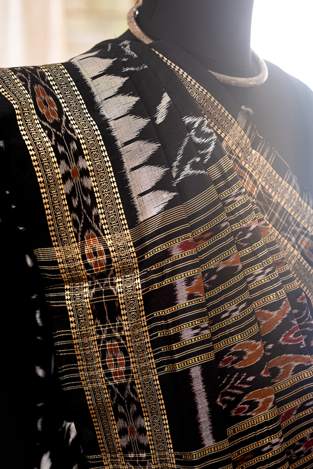 Black Odisha Silk
