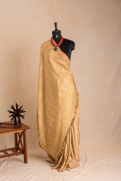 Beige Mulberry silk