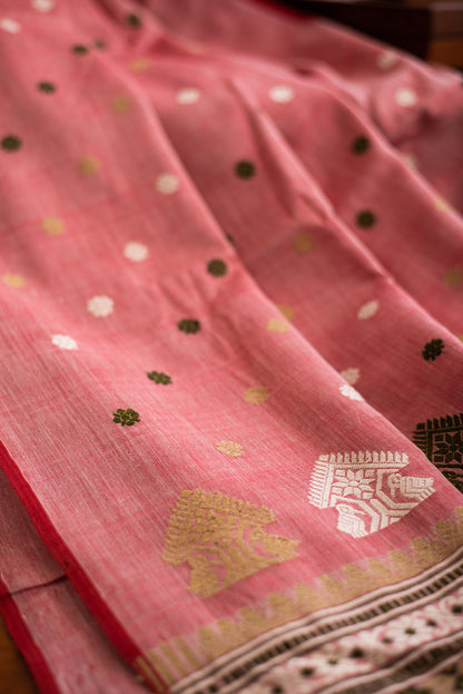 Blush Pink Assam Eri Silk