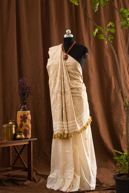 Off-White Assam Eri Silk