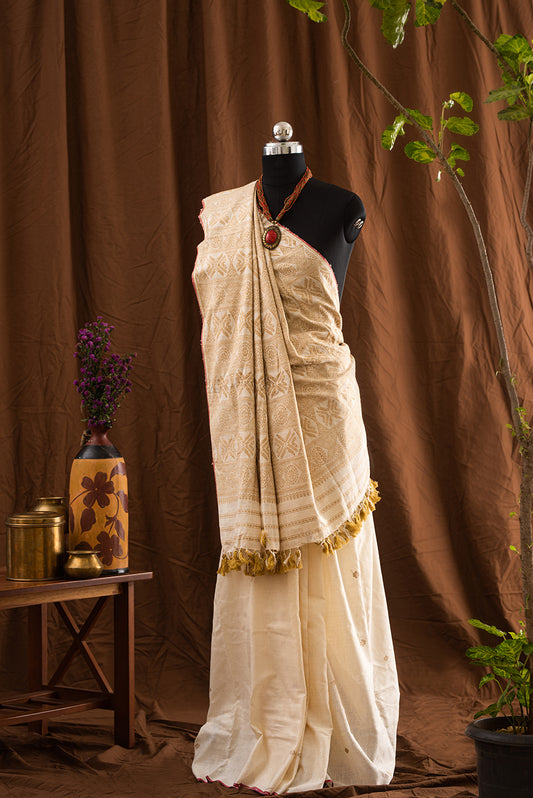 Off-White Assam Eri Silk