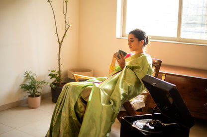 Green Brocade Benaras