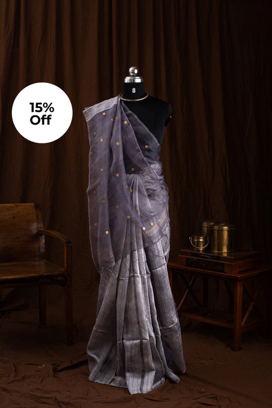 Grey Bengal Linen & Gicha