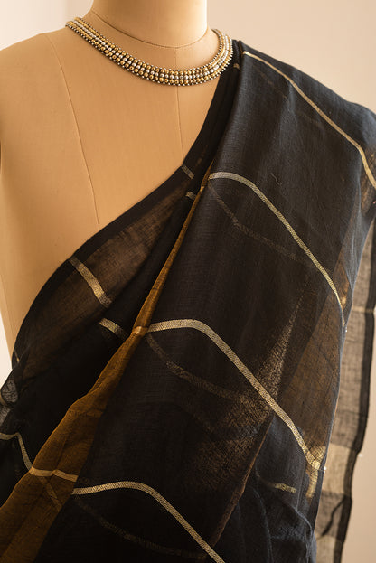Black & Gold Bengal Linen & Tissue