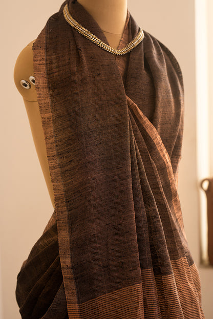 Black & Copper Bengal Linen