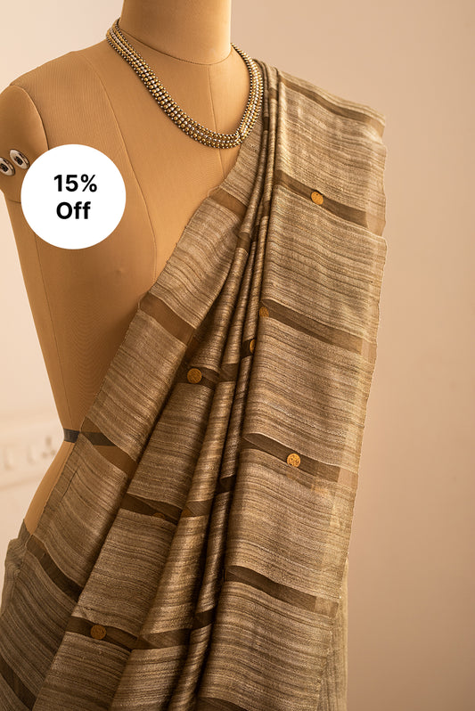 Olive Green Bengal Linen & Gicha