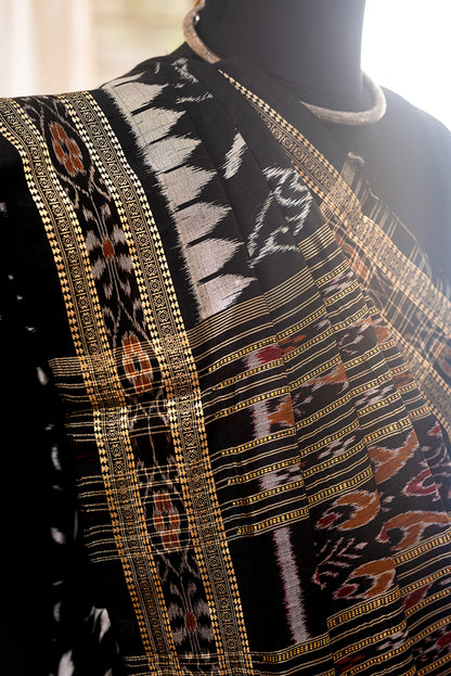 Black Odisha Silk