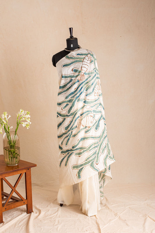 Ivory Hand Painted