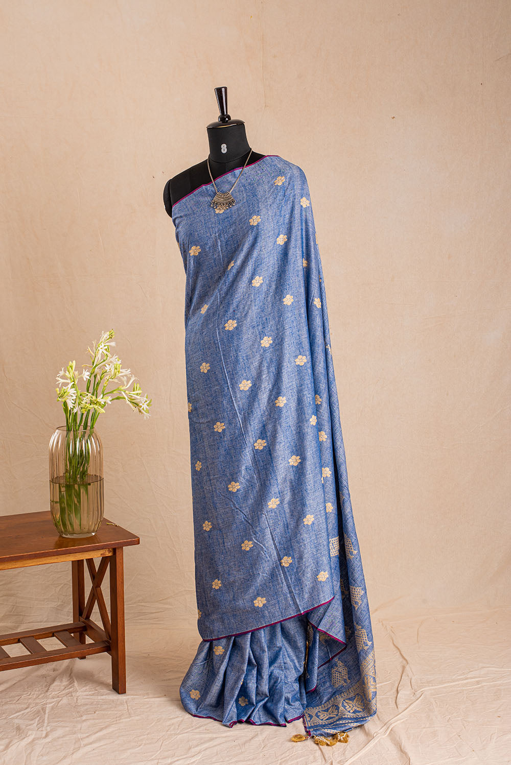 Blue Eri Silk Assame