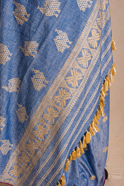 Blue Eri Silk Assame
