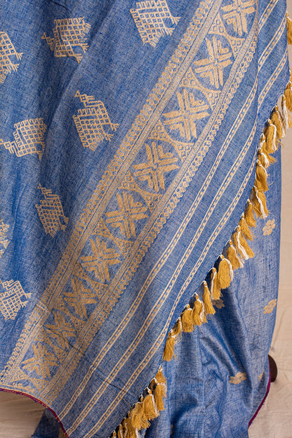 Blue Eri Silk Assame